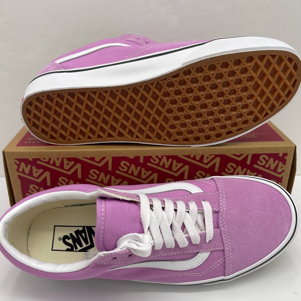 Vans Old Skool
Orchid/True White Sneakers Lavender 
VN0A3WKT3SQ - Picture 3 of 16